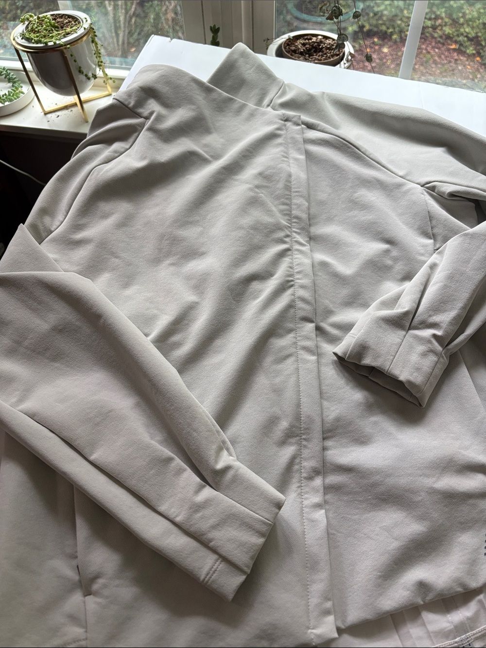 New Balance Light Gray Trench Coat